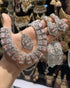 Stone Zircon ad set with bangles openable